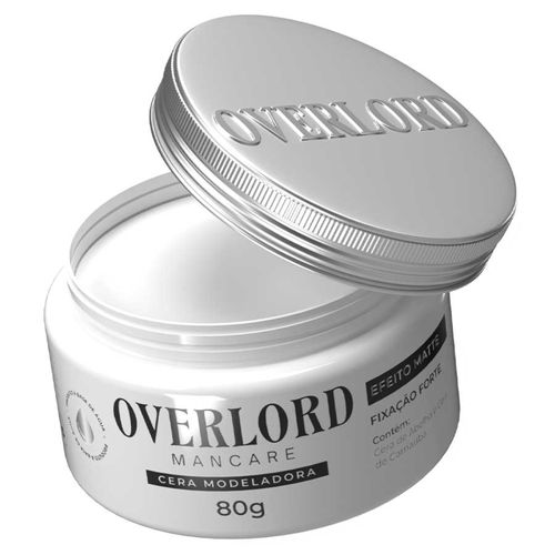 Cera Modeladora - Pomada Efeito Matte Fixação Forte 80g Overlord Cera Modeladora - Pomada Efeito Matte Fixação Forte 80g Overlord