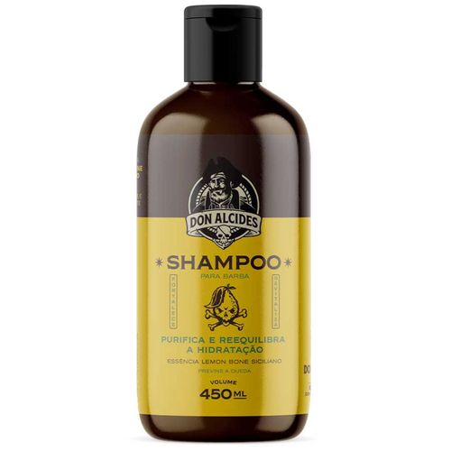Shampoo para Barba 450mL Lemon Bone Siciliano Don Alcides Shampoo para Barba 450mL Lemon Bone Siciliano Don Alcides