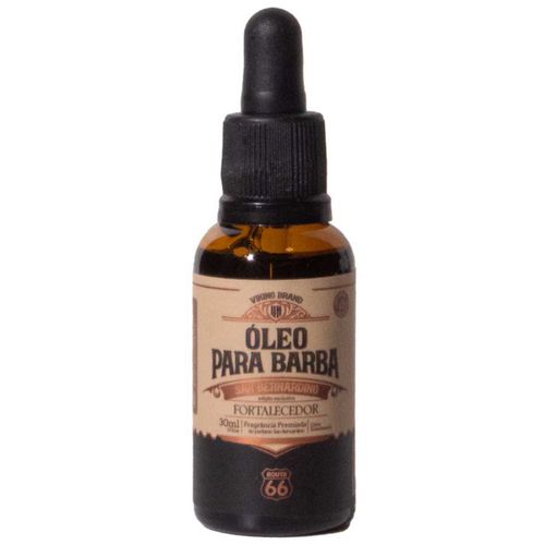 Óleo Para Barba San Bernardino Fortalecedor Route 66 30mL Viking Óleo Para Barba San Bernardino Fortalecedor Route 66 30mL Viking