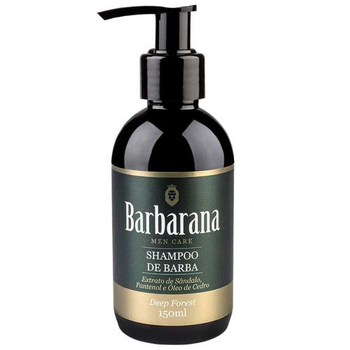 Shampoo de Barba Deep Forest Oriental Amadeirado 150mL Barbarana