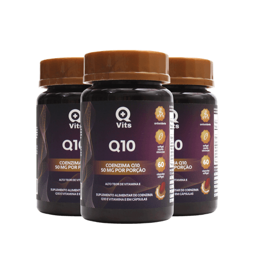 Kit Coenzima Q10 QMaisVits 180 Cápsulas Softgel Kit Coenzima Q10 QMaisVits 180 Cápsulas Softgel