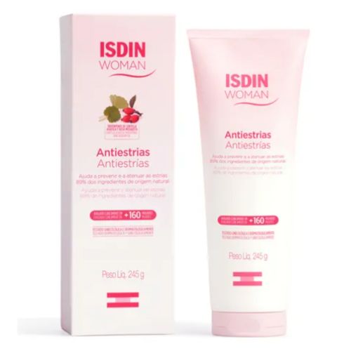 WOMAN ISDIN  ANTIESTRIA 245G grávidas gestantes 89% Natural