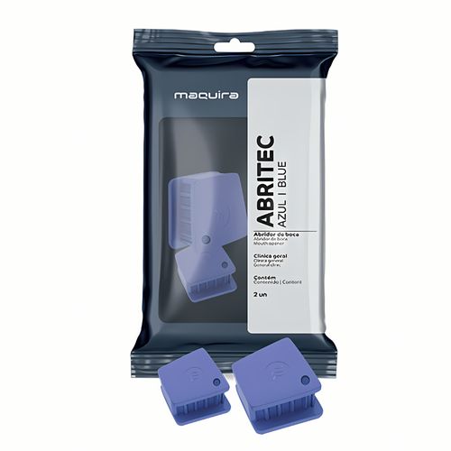 Abridor de Boca de Silicone Afastador Abritec P e G Maquira Azul