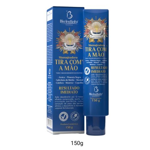 Pomada Massageadora Tira com a Mão 150g Bio Instinto Pomada Massageadora Tira com a Mão 150g Bio Instinto