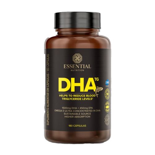 DHA TG Essential Nutrition 180 Cápsulas DHA TG Essential Nutrition 180 Cápsulas
