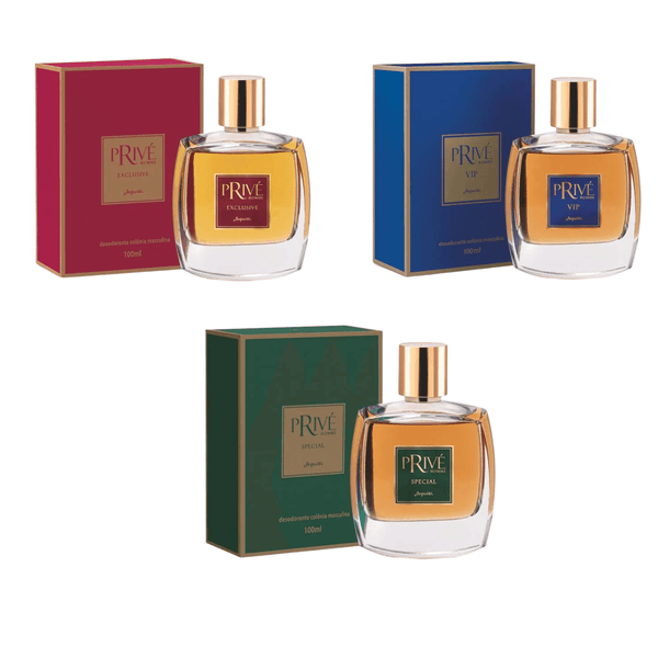 Kit Colônias Privé, 3 x 100 ml 1 un
