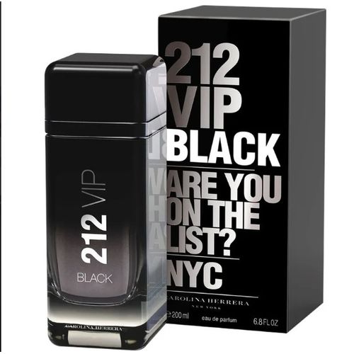 212 Vip Black Carolina Herrera Eau de Parfum 200ml 212 Vip Black Carolina Herrera Eau de Parfum 200ml