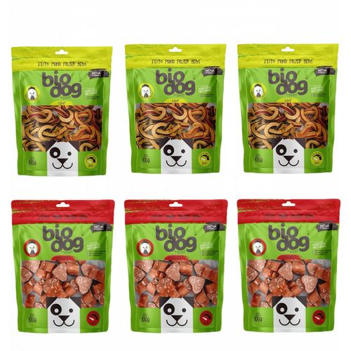 3x Gourmet Loop + 3x Love Bits - Petisco Bio Dog 3x Gourmet Loop + 3x Love Bits - Petisco Bio Dog