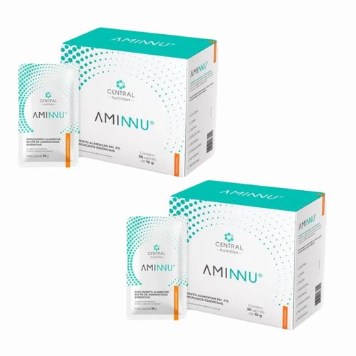 2x Aminnu Eaas 10g- 30 Sachês- Central Nutrition- Tangerina Tangerina 2x Aminnu Eaas 10g- 30 Sachês- Central Nutrition- Tangerina Tangerina