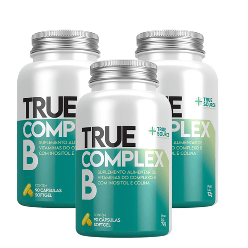 KIT 3 True Complex B 90 Cápsulas True Source KIT 3 True Complex B 90 Cápsulas True Source