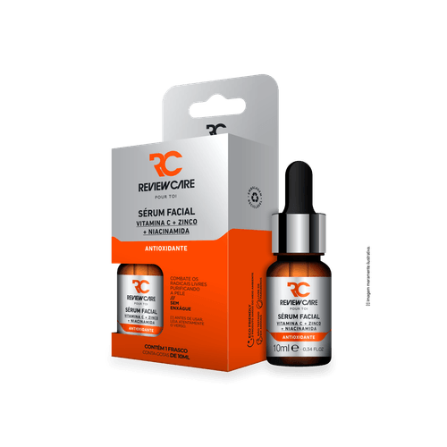 Sérum Facial Antioxidante Vitamina C Zinco & Niacinamida 10ML Review Care Sérum Facial Antioxidante Vitamina C Zinco & Niacinamida 10ML Review Care