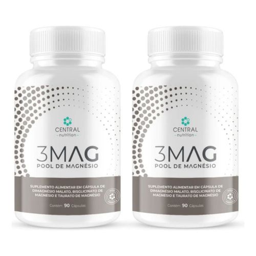 3MAG Central Nutrition -Kit  2 Frascos (90 Cápsulas Cada)