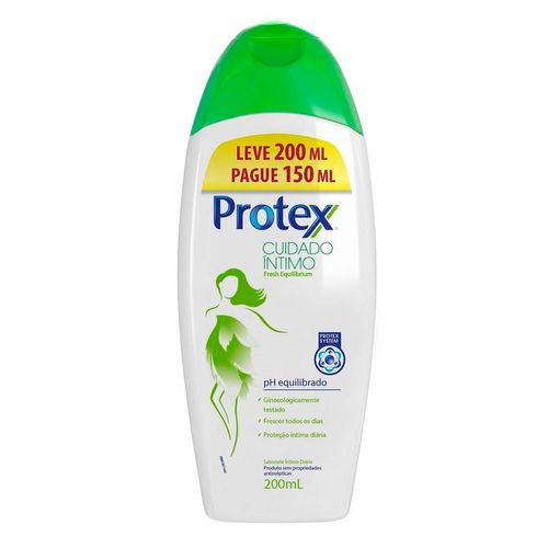 Sabonete Íntimo Líquido Protex Cuidado Íntimo Fresh Equilibrium 200Ml