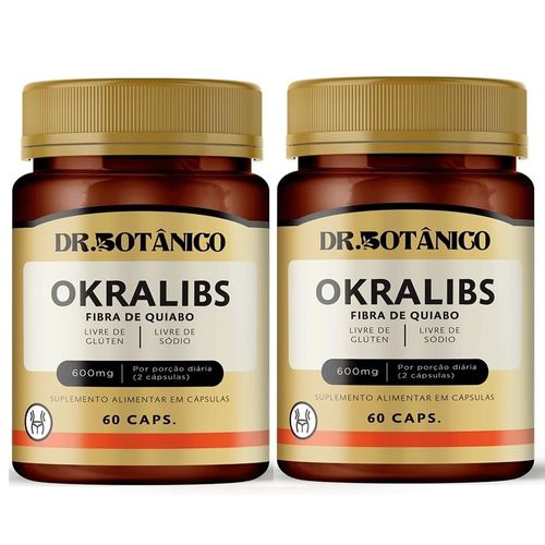 Kit 2 OKRALIBS 600MG 60CAPS DR. BOTANICO Kit 2 OKRALIBS 600MG 60CAPS DR. BOTANICO