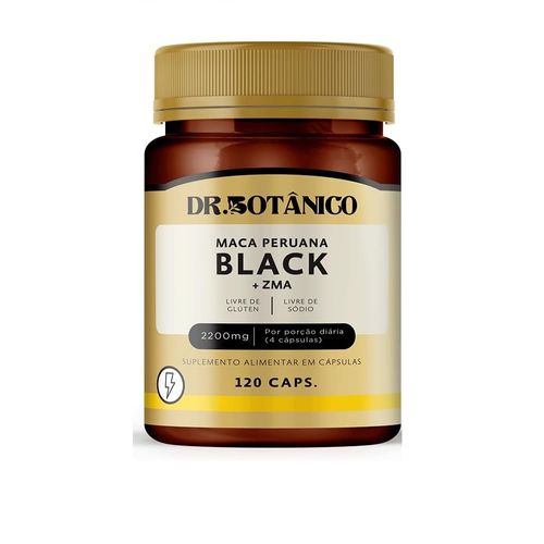 MACA PERUANA BLACK (MACA+ZINCO) 2200MG 120CAPS DR. BOTANICO MACA PERUANA BLACK (MACA+ZINCO) 2200MG 120CAPS DR. BOTANICO