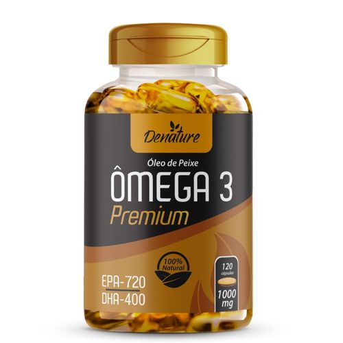Ômega 3 Premium 120 cápsulas 1000mg Denature