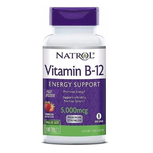 VITAMINA B12 5.000mcg 100 TABLETES NATROL VITAMINA B12 5.000mcg 100 TABLETES NATROL