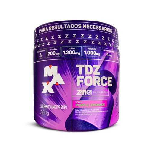 TDZ Force - Zanca Special Edition (300g) - Sabor: Purple Lemonade TDZ Force - Zanca Special Edition (300g) - Sabor: Purple Lemonade