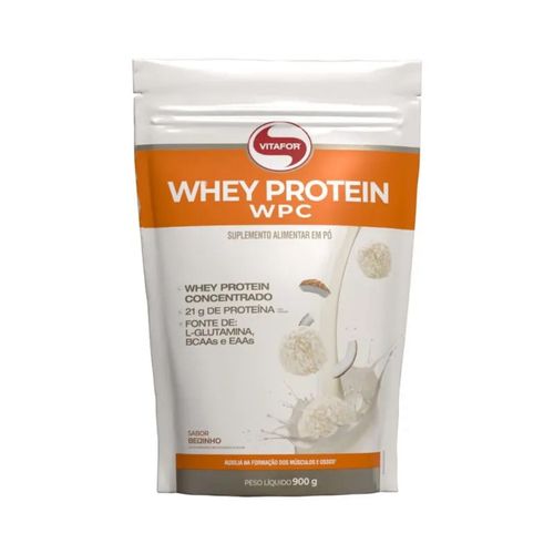 Whey Protein WPC Refil (900g) - Sabor: Beijinho