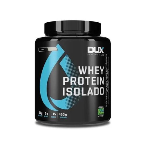 Whey Protein Isolado Pote (450g) - Sabor: Coco Whey Protein Isolado Pote (450g) - Sabor: Coco