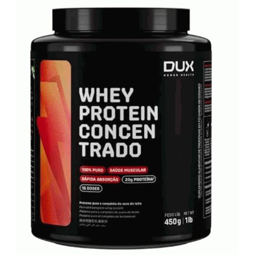 Whey Protein Concentrado Pote (450g) - Sabor: Chocolate Branco Whey Protein Concentrado Pote (450g) - Sabor: Chocolate Branco