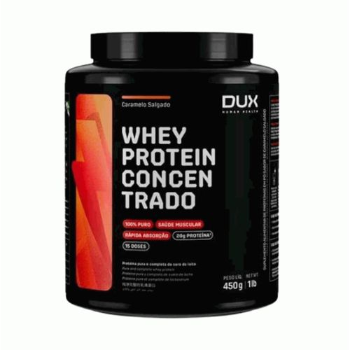 Whey Protein Concentrado Pote (450g) - Sabor: Caramelo Salgado Whey Protein Concentrado Pote (450g) - Sabor: Caramelo Salgado