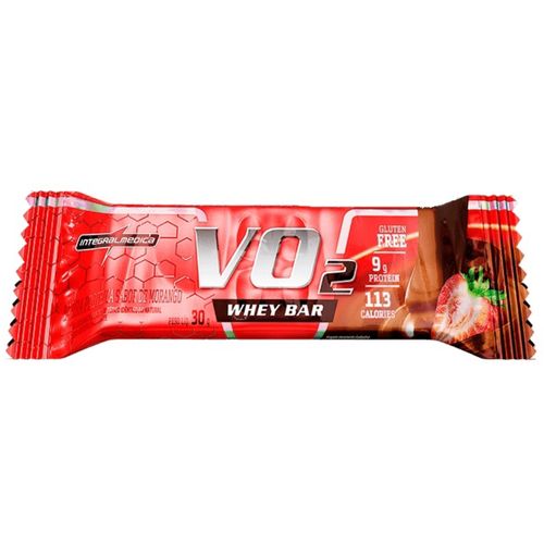 Vo2 Slim Protein Bar (30g) - Sabor: Morango