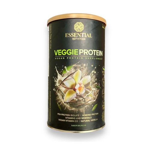 Veggie Protein 100% Vegetal Lata - Sabor: Baunilha (450g)