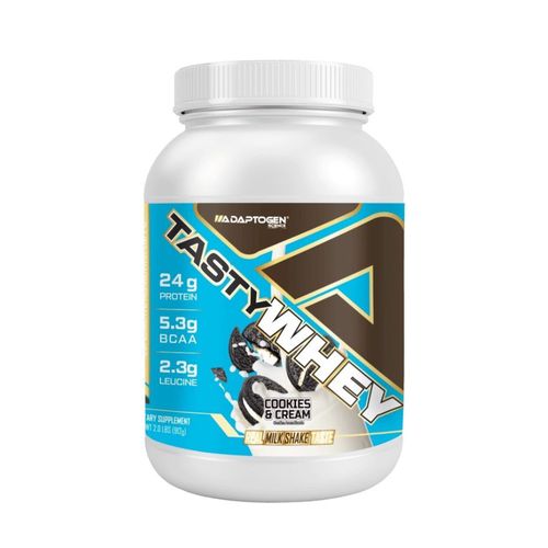 Tasty Whey (900g) - Sabor: Cookies e Cream. Tasty Whey (900g) - Sabor: Cookies e Cream.
