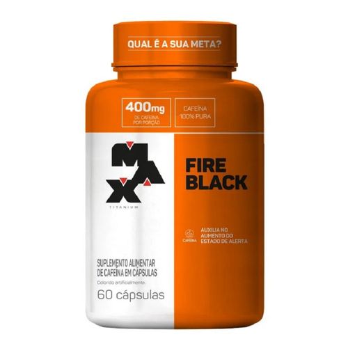 Fire Black (60 Caps) - Padrão: Único Fire Black (60 Caps) - Padrão: Único