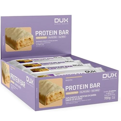 Dux Protein Bar Display (12 unid. 60g) - Sabor: Beijinho Dux Protein Bar Display (12 unid. 60g) - Sabor: Beijinho