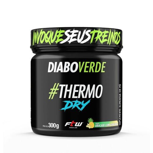 Diabo Verde #THERMO DRY (300g) - Sabor: Abacaxi c/ Gengibre Diabo Verde #THERMO DRY (300g) - Sabor: Abacaxi c/ Gengibre