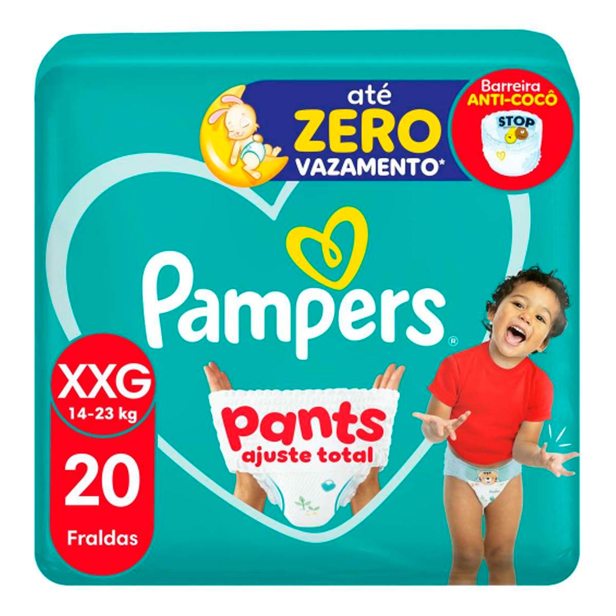 Fralda Pampers Pants Roupinha XXG 20 Unidades