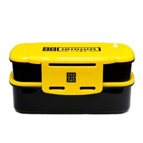 Marmiteira com Divisória e Talheres - Cor: Amarelo