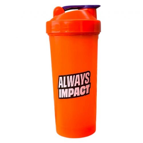 Coqueteleira Always Impact (600ml) - Cor: Laranja Neon