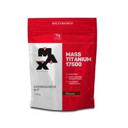 Mass Titanium 17500 (1,4kg) - Sabor: Chocolate Mass Titanium 17500 (1,4kg) - Sabor: Chocolate