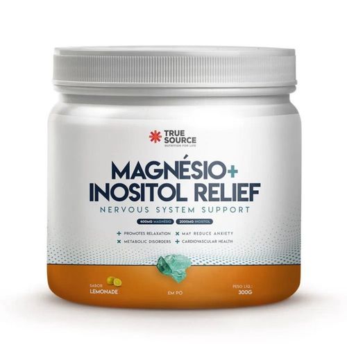 Magnésio + Inositol Relief (300g) - Sabor: Limão