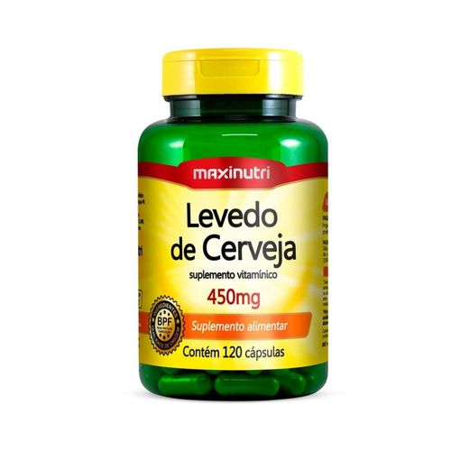Levedo de Cerveja 450mg (120 caps) - Padrão: Único Levedo de Cerveja 450mg (120 caps) - Padrão: Único