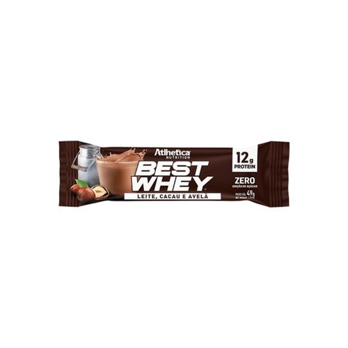 Best Whey Bar Unidade - Sabor: Leite, cacau e Avelã (49g) Best Whey Bar Unidade - Sabor: Leite, cacau e Avelã (49g)