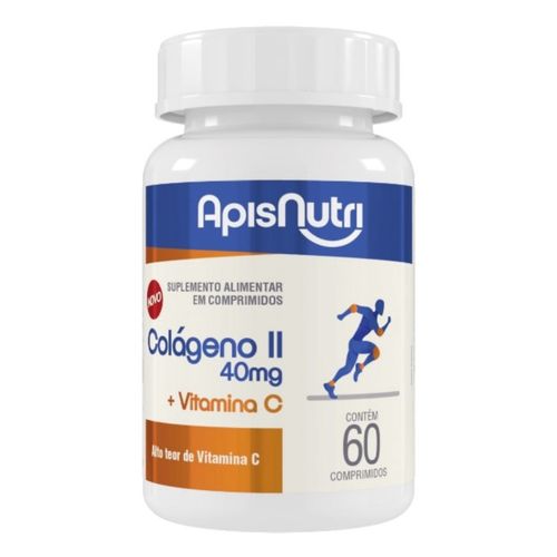 Colágeno Tipo II + Vitamina C 500mg (60 caps) - Padrão: Único Colágeno Tipo II + Vitamina C 500mg (60 caps) - Padrão: Único