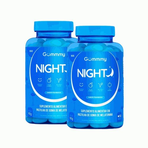 Promopack Night (30 gomas) - 2 unidades - Sabor: Framboesa Promopack Night (30 gomas) - 2 unidades - Sabor: Framboesa