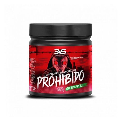 Prohibido HardCore Pré-Workout (360g) - Sabor: Maçã Verde Prohibido HardCore Pré-Workout (360g) - Sabor: Maçã Verde