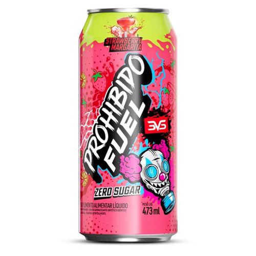 Prohibido Fuel Pré-Treino Drink (473ml) - Sabor: Strawberry Margarita Prohibido Fuel Pré-Treino Drink (473ml) - Sabor: Strawberry Margarita