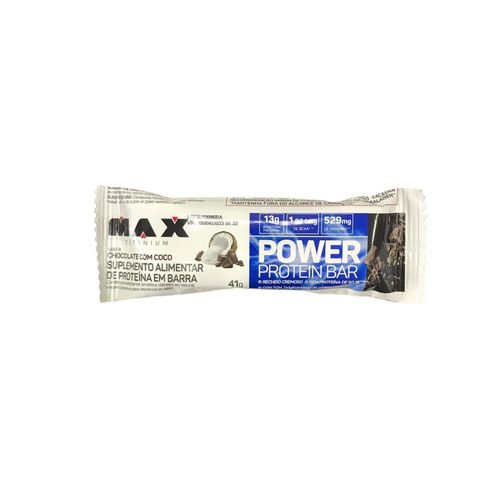 Power Protein Bar (41g) - Sabor: Chocolate c/ Coco Power Protein Bar (41g) - Sabor: Chocolate c/ Coco