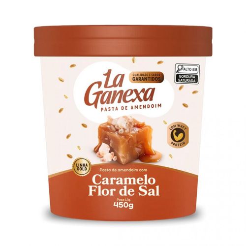 Pasta de Amendoim Integral Gourmet (450g) - Sabor: Caramelo e Flor de Sal (com Whey Protein) Pasta de Amendoim Integral Gourmet (450g) - Sabor: Caramelo e Flor de Sal (com Whey Protein)