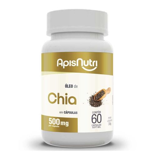 Óleo de Chia 500mg (60 caps) - Padrão: Único Óleo de Chia 500mg (60 caps) - Padrão: Único