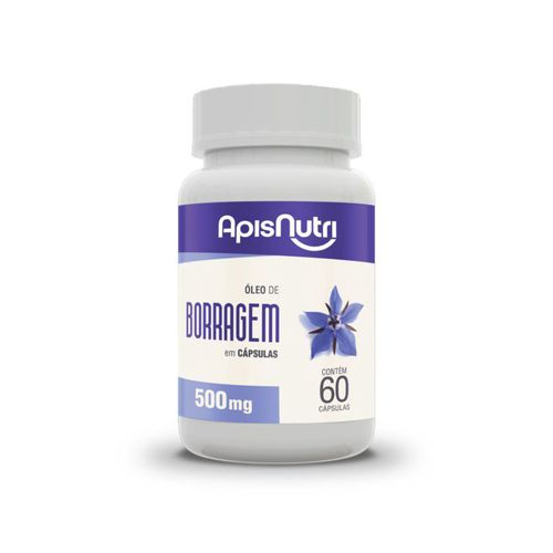 Óleo de Borragem 500mg (60 caps) - Padrão: Único Óleo de Borragem 500mg (60 caps) - Padrão: Único