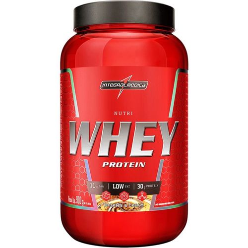 Nutri Whey Protein Pote (907g) - Sabor: Cookies e Cream. Nutri Whey Protein Pote (907g) - Sabor: Cookies e Cream.