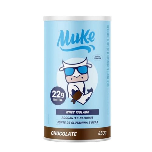Muke Whey Isolado (450g) - Sabor: Chocolate Muke Whey Isolado (450g) - Sabor: Chocolate