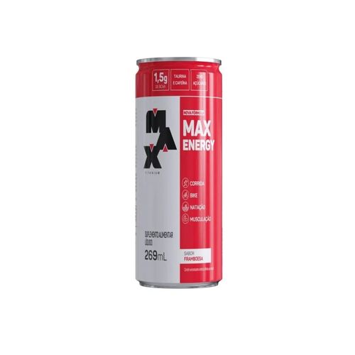 Max Energy (269ml) - Sabor: Framboesa Max Energy (269ml) - Sabor: Framboesa